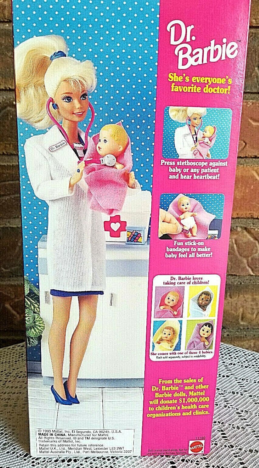 * 1993 DOCTOR BARBIE (we have over 50-5* ratings)