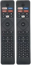 (2 Pack) NH800UP Remote Control for Philips TV Remote Replacement for All Philip