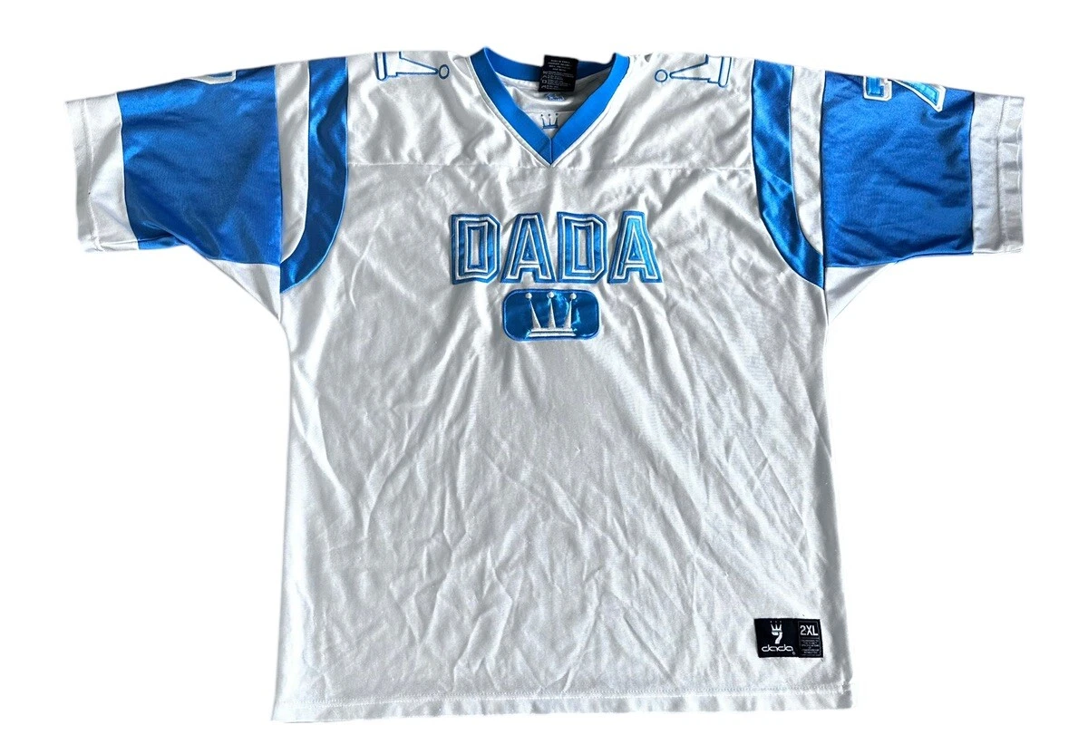 Maillot Damani Dada Supreme, t shirt blanc vintage hip hop, années 90 hip hop, taille 2XL