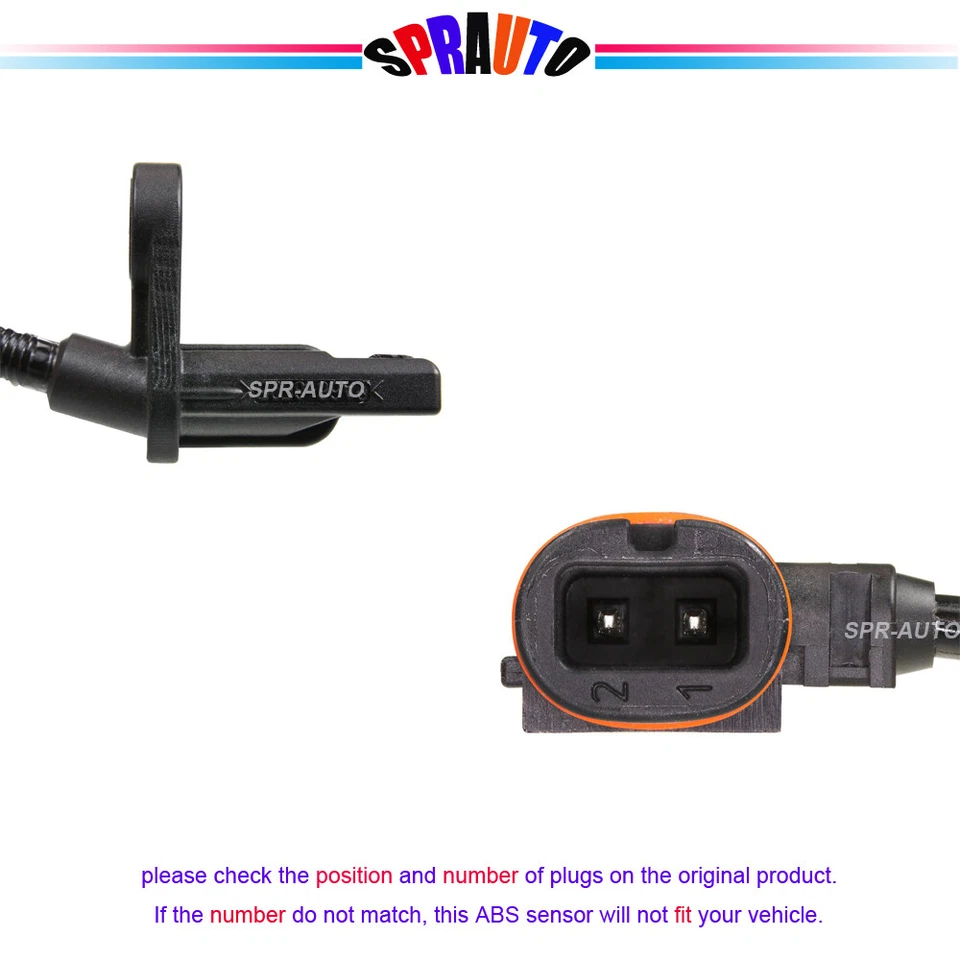 For 2007-2012 Mercedes Benz S550 2007-2013 Front Left & Right 2XABS Speed Sensor - Изображение 4 из 4