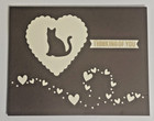 Handcrafted Greeting Card - Pet Sympathy - Cat - Thinking of You