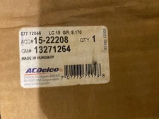 A/C Compressor  ACDelco 15-22208.