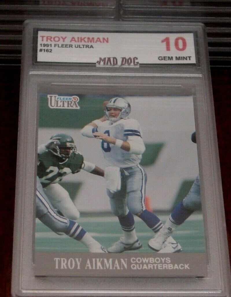 TROY AIKMAN----1991 FLEER ULTRA****GEM Mint 10****COWBOYS-162 | eBay