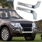 For Mitsubishi Pajero Montero V93 V97 V98 15-2017 Front Bumper Side Grille Trim