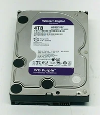 WD Purple Surveillance 4TB HDD Purple Internal 5400 RPM 3.5 inch WD40PURZ