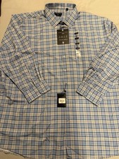 Shaquille O Neil Cooling Stretch Men s Long Sleeve Dress Shirt Size 20 34/36 4XL