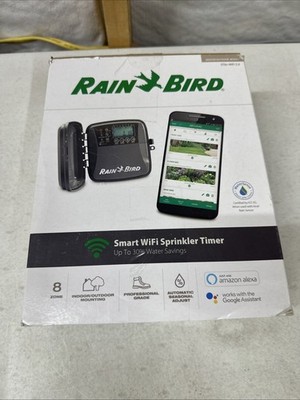 Rain Bird ST8O-2.0 Smart Wi-Fi Irrigation Controller 8-Zones Digital Display