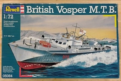 Revell British Vosper M.T.B. Plastic Model Ship Kit # 05084 1/72 scale