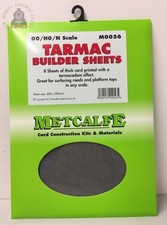 Metcalfe M0056  Tarmac Sheets (8 x A4 size) - OO Gauge