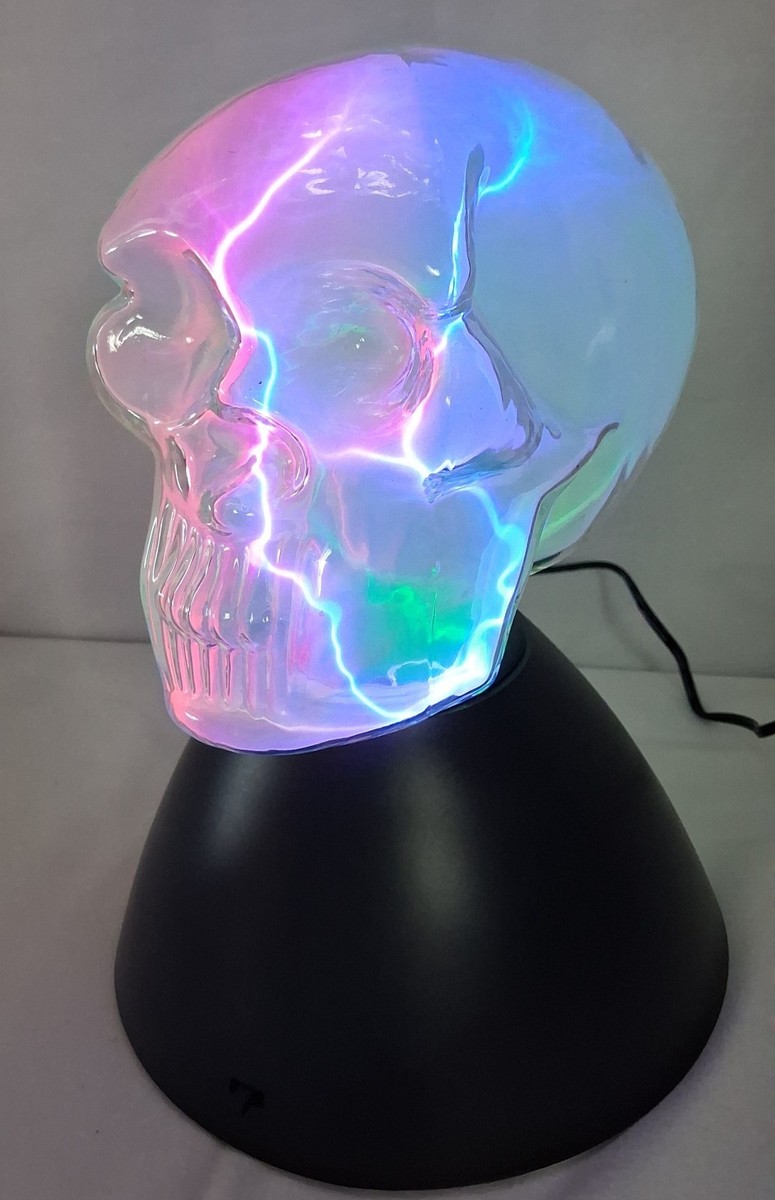 Electric Plasma Skull Lamp Glass Touch Reactive Lightning Light