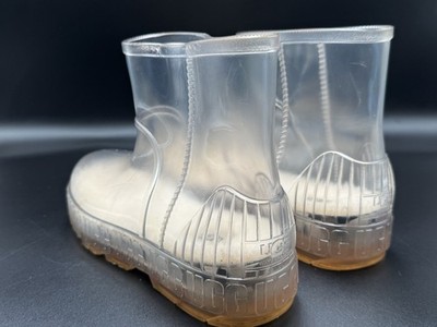 UGG W DRIZLITA CLEAR 23cm 防水 防寒 UGG Drizlita Clear Waterproof Slip On Pull On Rain Boots Women's