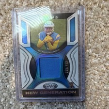 Panini 2025 Certified Tre Harris New Generation Jerseys Mirror RC Patch /499 Ch…
