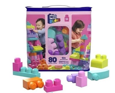 Mega Bloks 80 Pc. Big Building Bag Brand New