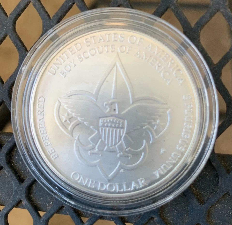 2010-P Boy Scouts of America Centennial Silver Dollar (UNC With Box & COA) - Image 3 of 4