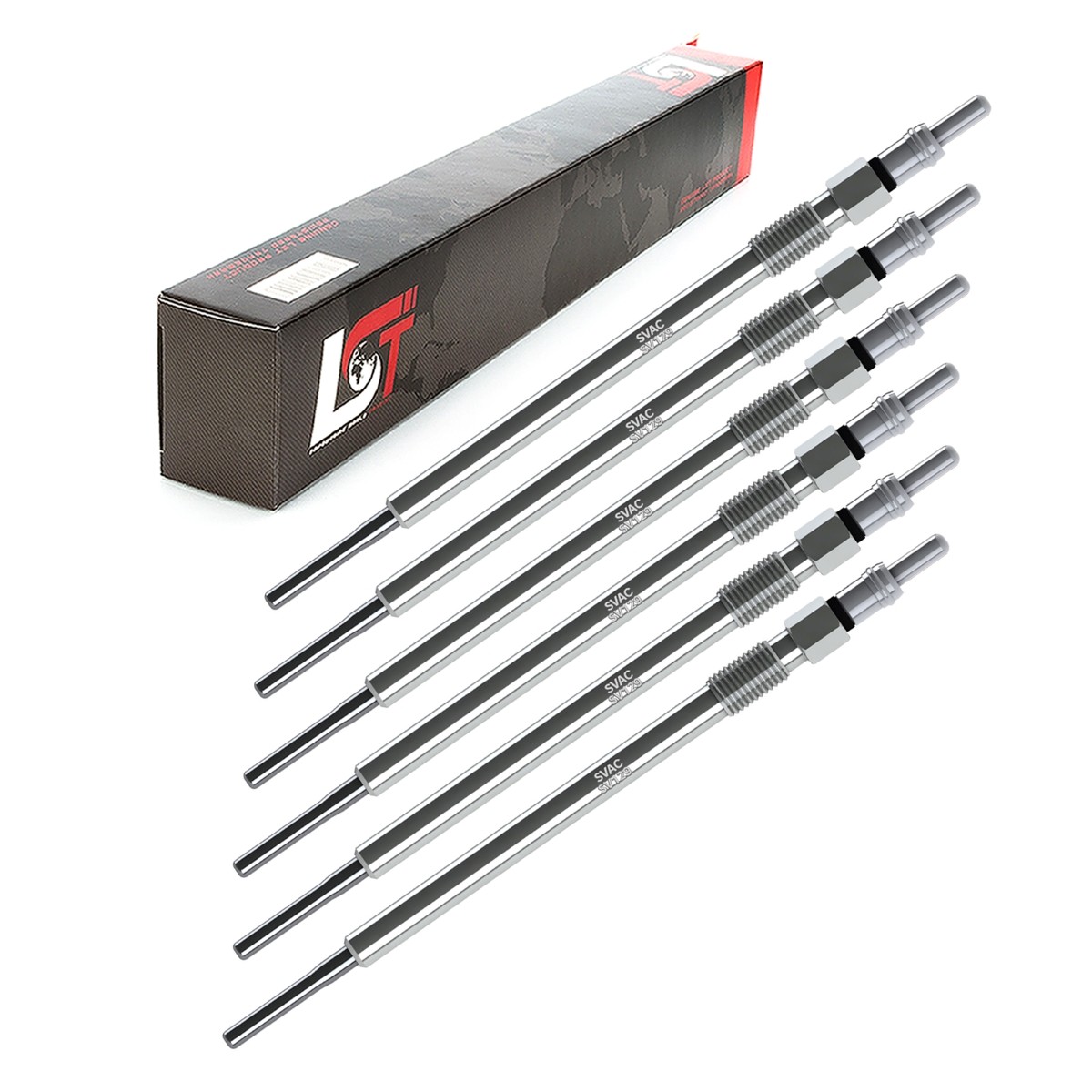6x GLOW PLUG ROD GLOW PLUG for MERCEDES-BENZ E-CLASS W211 T-MODEL S211 165 KW