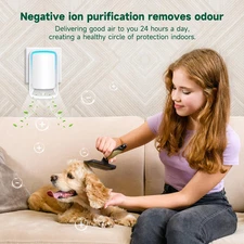 Air Ionizers for Home (3 Pack), Negative Ion Generator, Quiet Air Freshener for