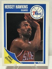 1989-90 Fleer #117 Hersey Hawkins Rookie Card RC