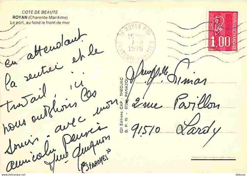 17 - Royan - Le Port - Au tond le front de mer - Bateaux - CPM - Voir Scans Rect - Zdjęcie 2 z 2