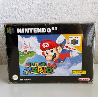 Super Mario 64 N64 (Nintendo 64 1996) mit OVP Anleitung im Softcase