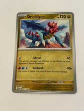 Druddigon Reverse Holo SV: White Flare 071/086 NM