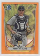 2014 Bowman Draft Top Prospects Chrome Orange Refractor 13/25 Reese McGuire 0b2