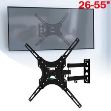 LCD LED Corner TV Wall Bracket 32 40 47 50 55 inches Tilt Swivel Universal US
