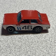 VINTAGE AFX AURORA MagnaTraction 1971 BRE DATSUN 510 46 Red/Wht/Blu HO Slot Car