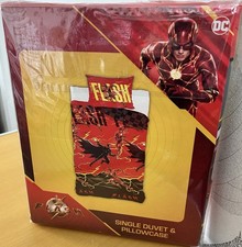 THE FLASH MOVIE EINZEL BETTBEZUG DC MULTIVERSE BATMAN WENDBAR 2in1 NEU MIT ETIKETT NEU