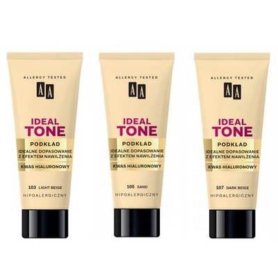 AA OCEANIC IDEAL TONE FOUNDATION PERFECT MATCH 16H IDEALE ABDECKUNG & MULTI-HYDRATION