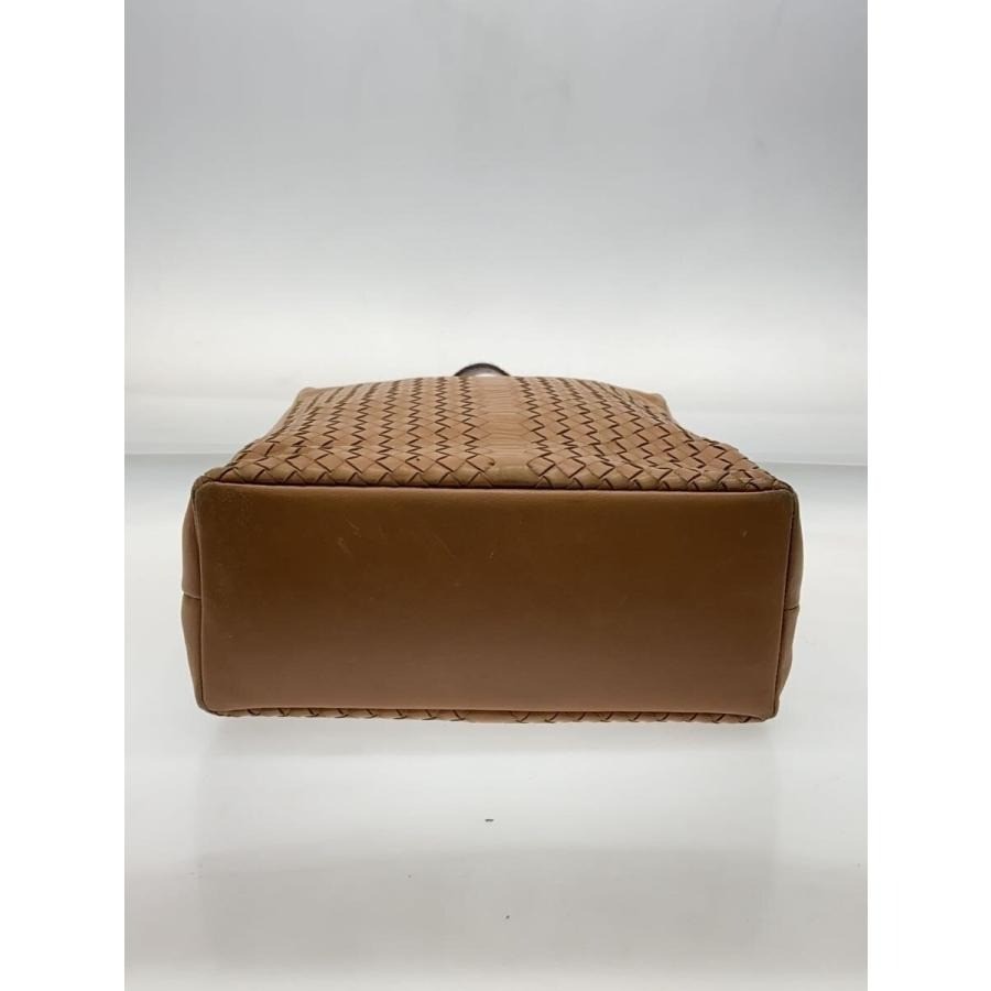 Bottega Veneta Intrecciato Tote Bag Handbag Leather Camel Italy 146793 Authentic image 4