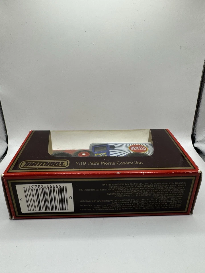 Vintage Matchbox Models of Yesteryear Y-19 1929 Morris Cowley Van Brasso Diecast - Image 3 of 3