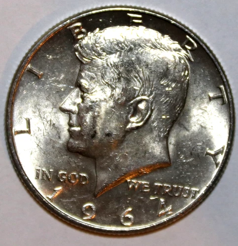 1964-D Kennedy Half Dollar - AU - #0110K50