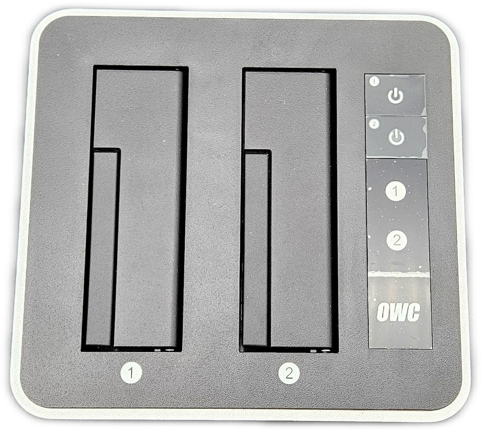 OWC Drive Dock 3.1 Gen 1 USB-C Dual Bay 2.5/3.5" HDD Dock eSATA/USB3 - Image 2 of 4