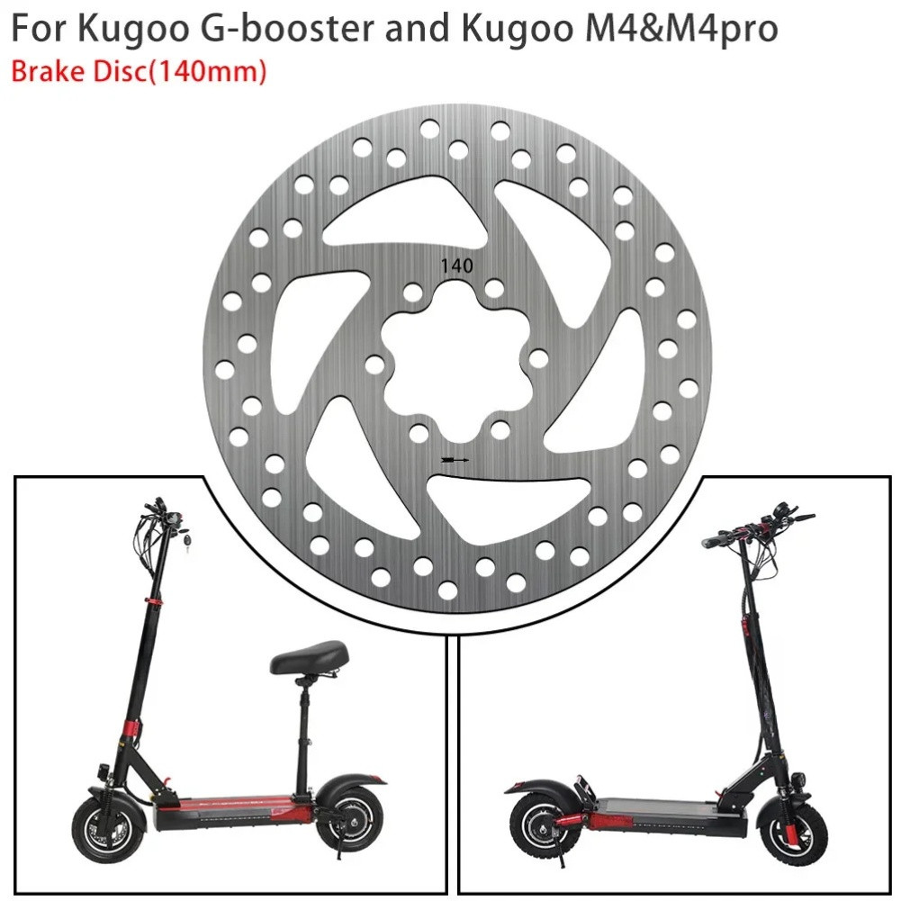 Freno a disco in alluminio 140 mm + pastiglie freno per scooter elettrico Kukirin G2 G3 G4 foto 6