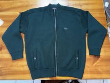 Paul  Shark Sweater XL Dress 2XL Green Wool Cardigan