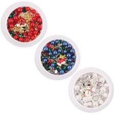  3 Boxes Nail Decorations for Art Manicure Accessories Nails Glitter Patch