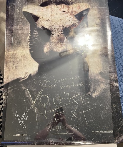 You’re Next Original 27x40 Poster Signed Sharni Vinson 🔥