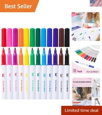 12-Pack Assorted Fine Tip Dry Erase Markers f...