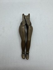 1960's Nutcracker Ladies Legs Risque Funny Solid Brass Barware Party Vintage MCM