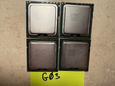 Lot of 4 Intel Xeon X5560 2.80GHz Quad Core LGA1366 Server CPUs SLBF4