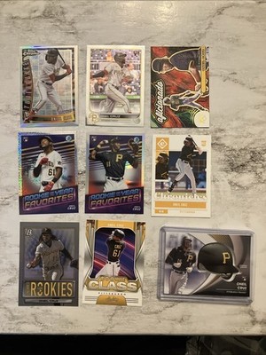 ONEIL CRUZ 9 CARD ROOKIE LOT | 2022 Helmet, Youthquake,Bowman Mojo, DK, Absolute