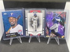 2022 & 2024 Adolis Garcia #’d Cards Blue Toil /199 Tier 1 /99 & Purple /200