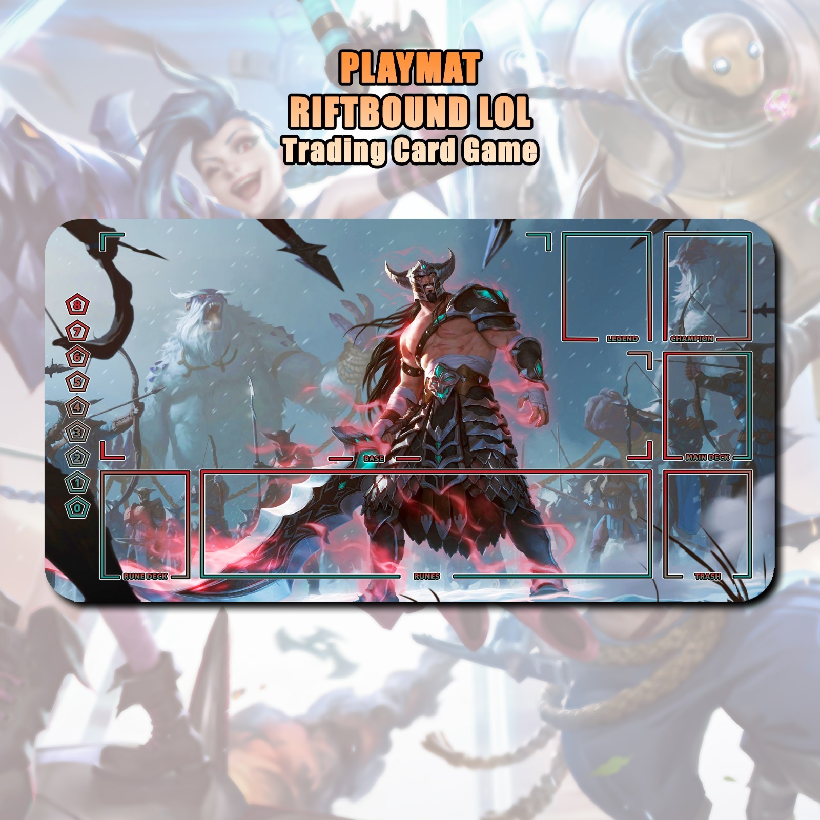 Playmat Tryndamere Riftbound LOL TCG