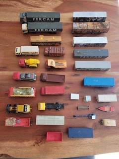 30 Teile Spur N Konvolut LKW Anhänger Ausgestaltung Bagger Herpa Wiking