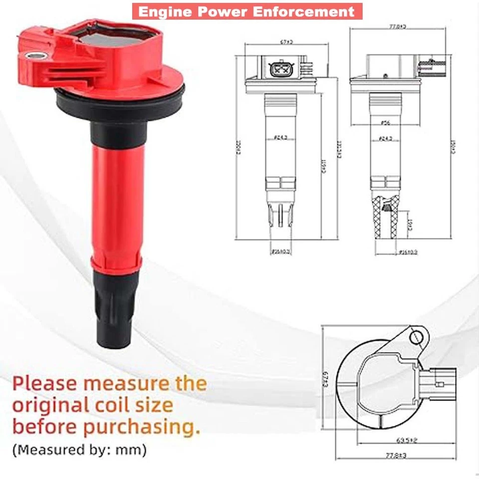 6x Bobina de encendido + 6x Bujía para Ford Edge Lincoln Mazda CX-9 Mercury Sable Foto 4 de 4