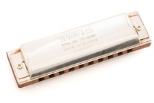 Tiffany Co. Hohner Harmonica Sterling 925 Sides Made in Germany