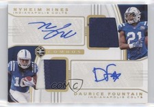 2018 Panini Limited Gold Spotlight 25/25 Daurice Fountain Dual Patch Auto 0eo6