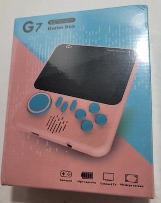 New - G7 Game Box Handheld Electronic Game Player 3.5'' Screen w/ AV & USB Cables
