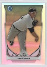 2014 Bowman Prospects Chrome Refractor 337/500 Chris Beck #BCP43 0a7
