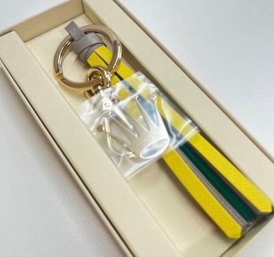 ROLEX キーホルダー イエロー グリーン　グレー Rolex Logo Colorful Keychain Yellow/Green/Gray (Comes with a